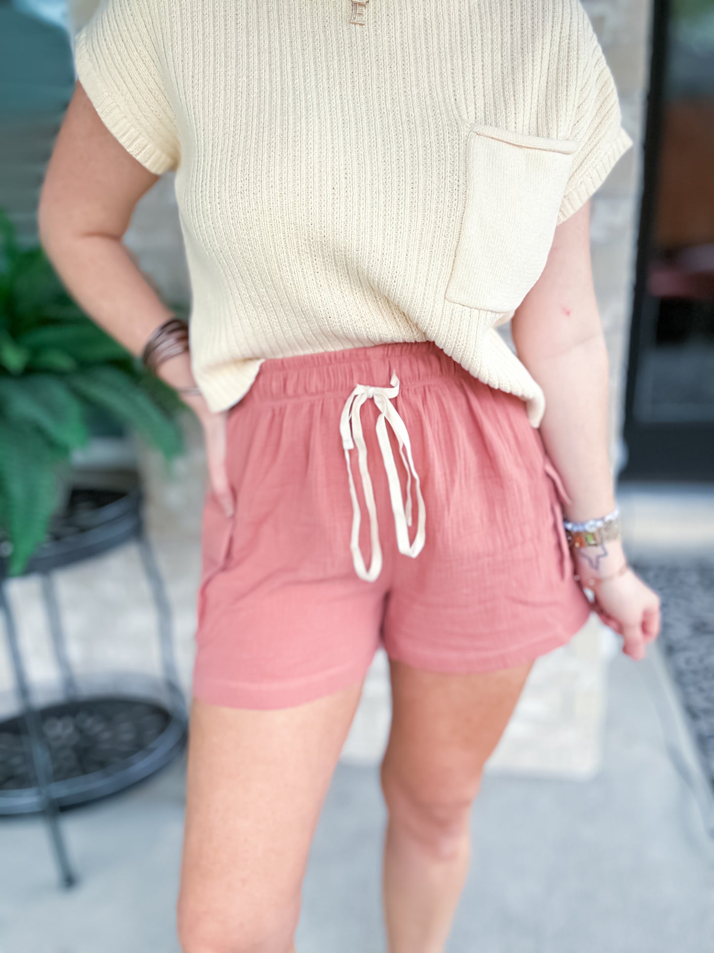 Daily Basis Shorts - Mauve - Southern Divas Boutique