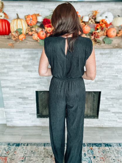 Wrong Again Jumpsuit - Black - Southern Divas Boutique