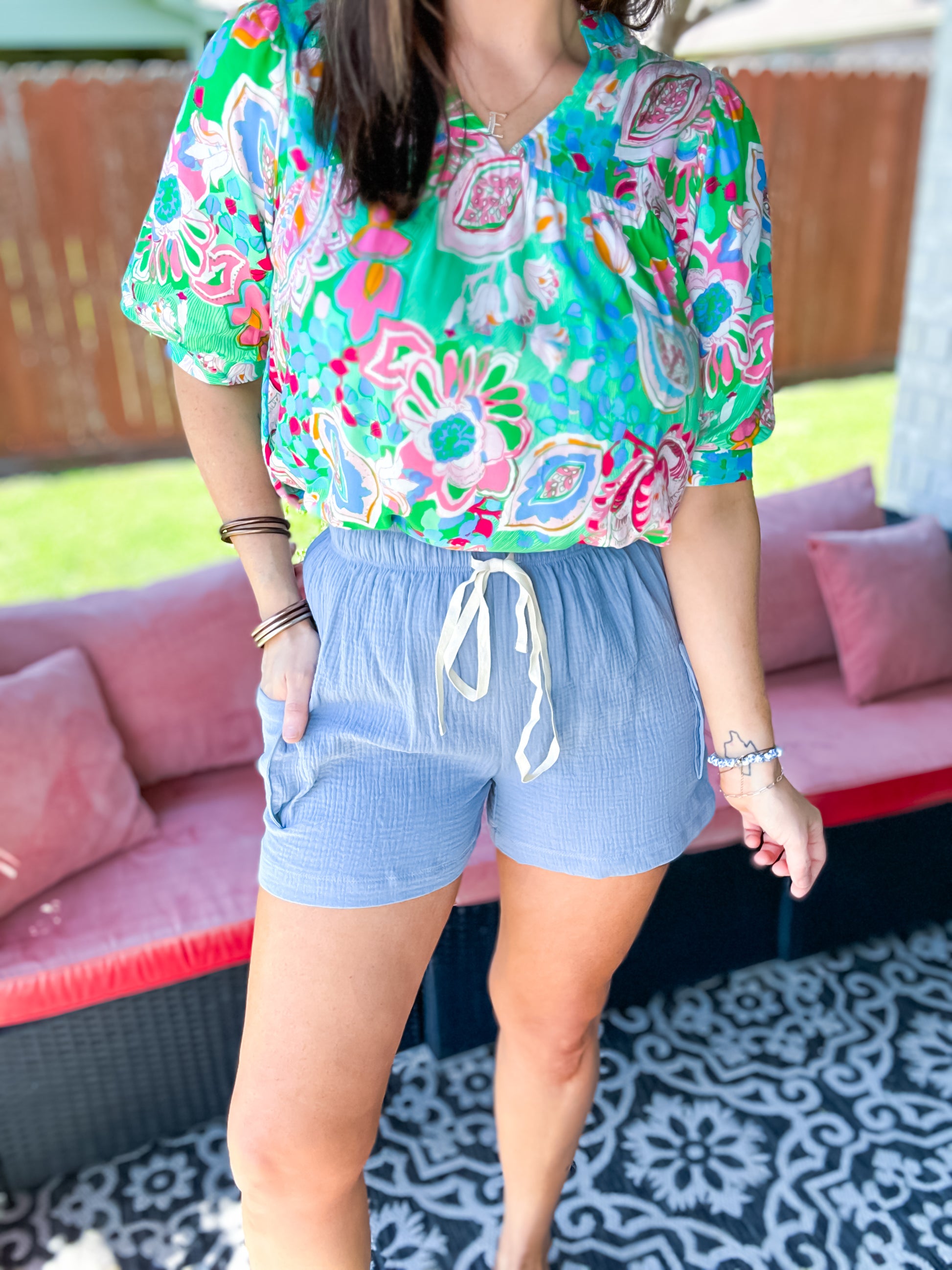 Daily Basis Shorts - Denim - Southern Divas Boutique