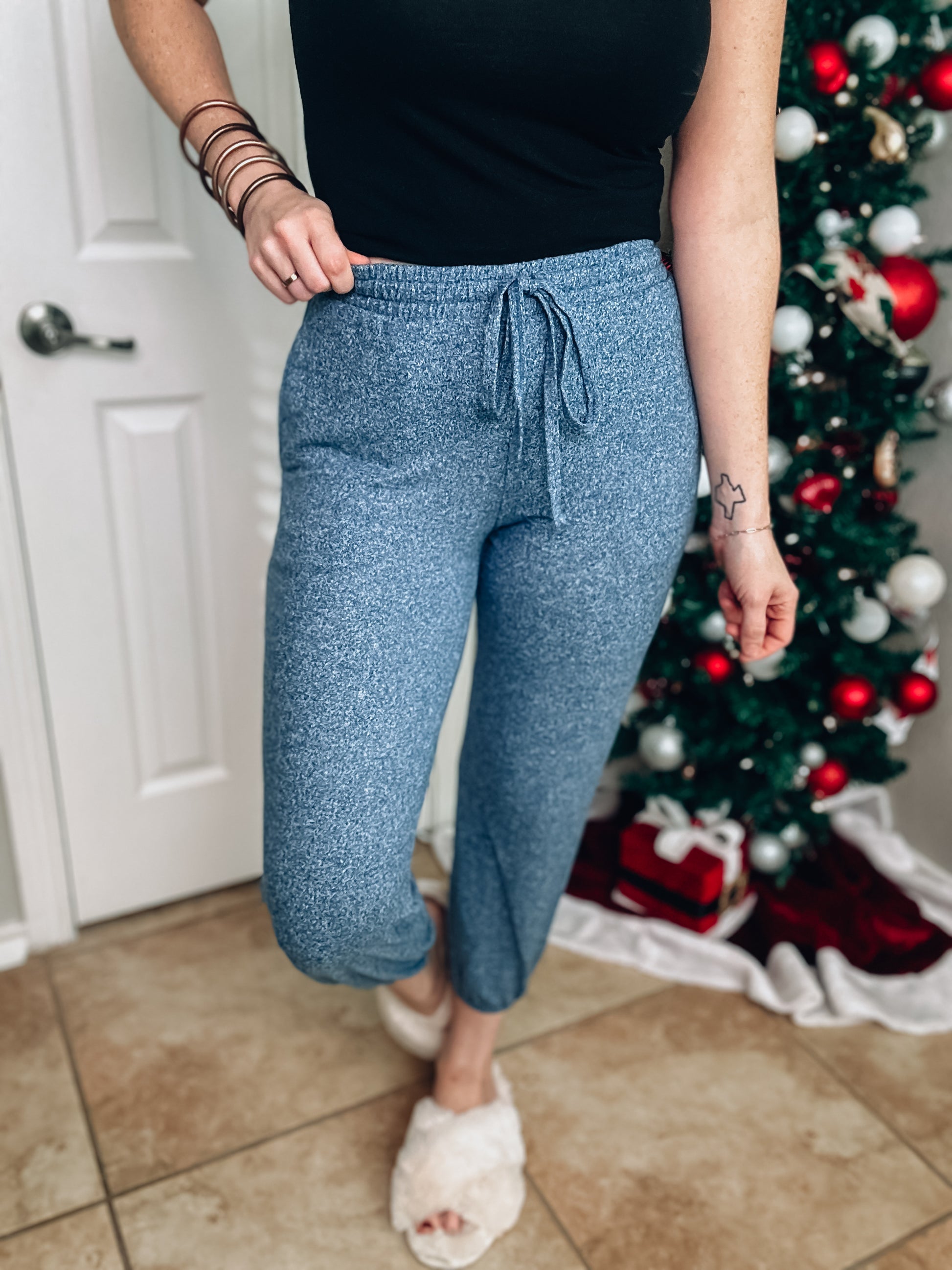 My Go To Joggers - Lt. Navy - Southern Divas Boutique