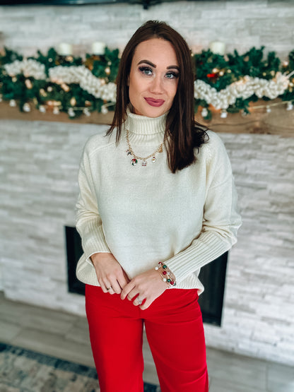 Fireside Cozy Knit Sweater - Southern Divas Boutique