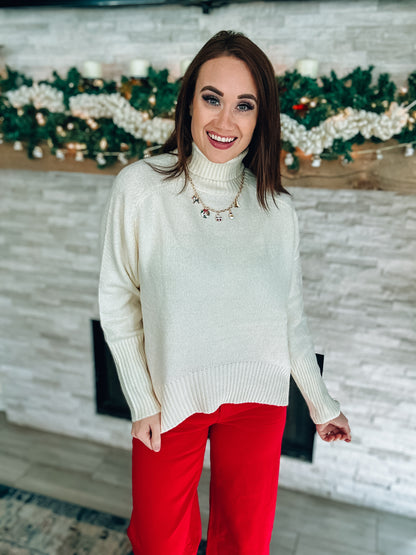 Fireside Cozy Knit Sweater - Southern Divas Boutique