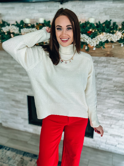 Fireside Cozy Knit Sweater - Southern Divas Boutique