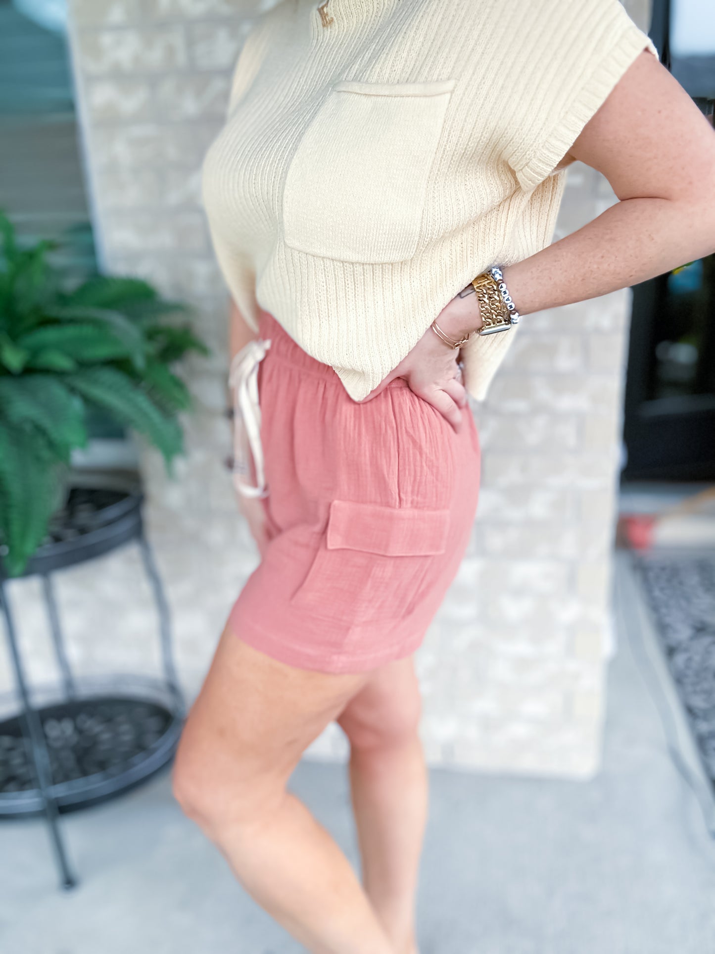 Daily Basis Shorts - Mauve - Southern Divas Boutique