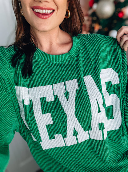 Texas Graphic Sweater - Southern Divas Boutique