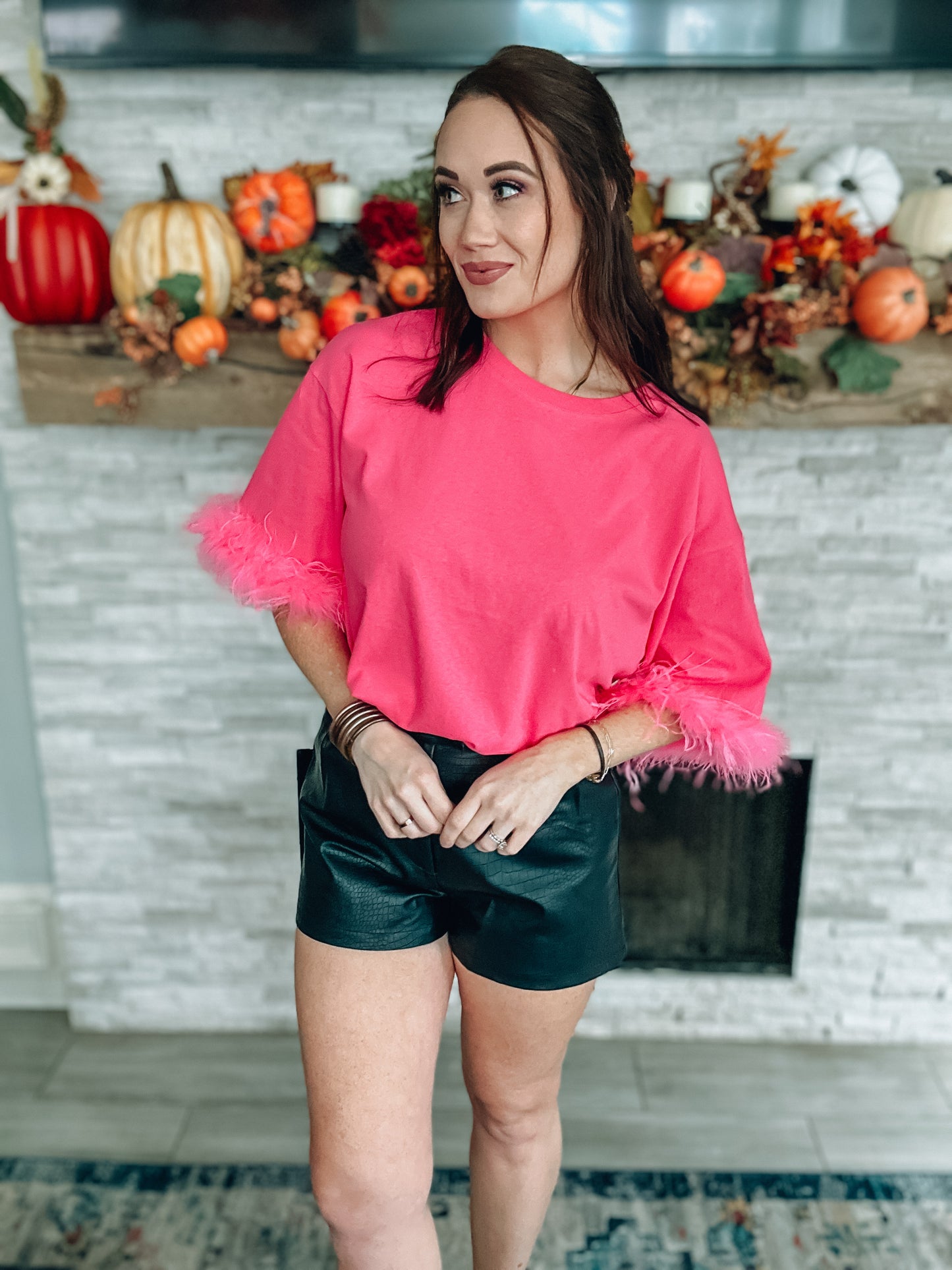 Holding Hands Top - Fuchsia - Southern Divas Boutique