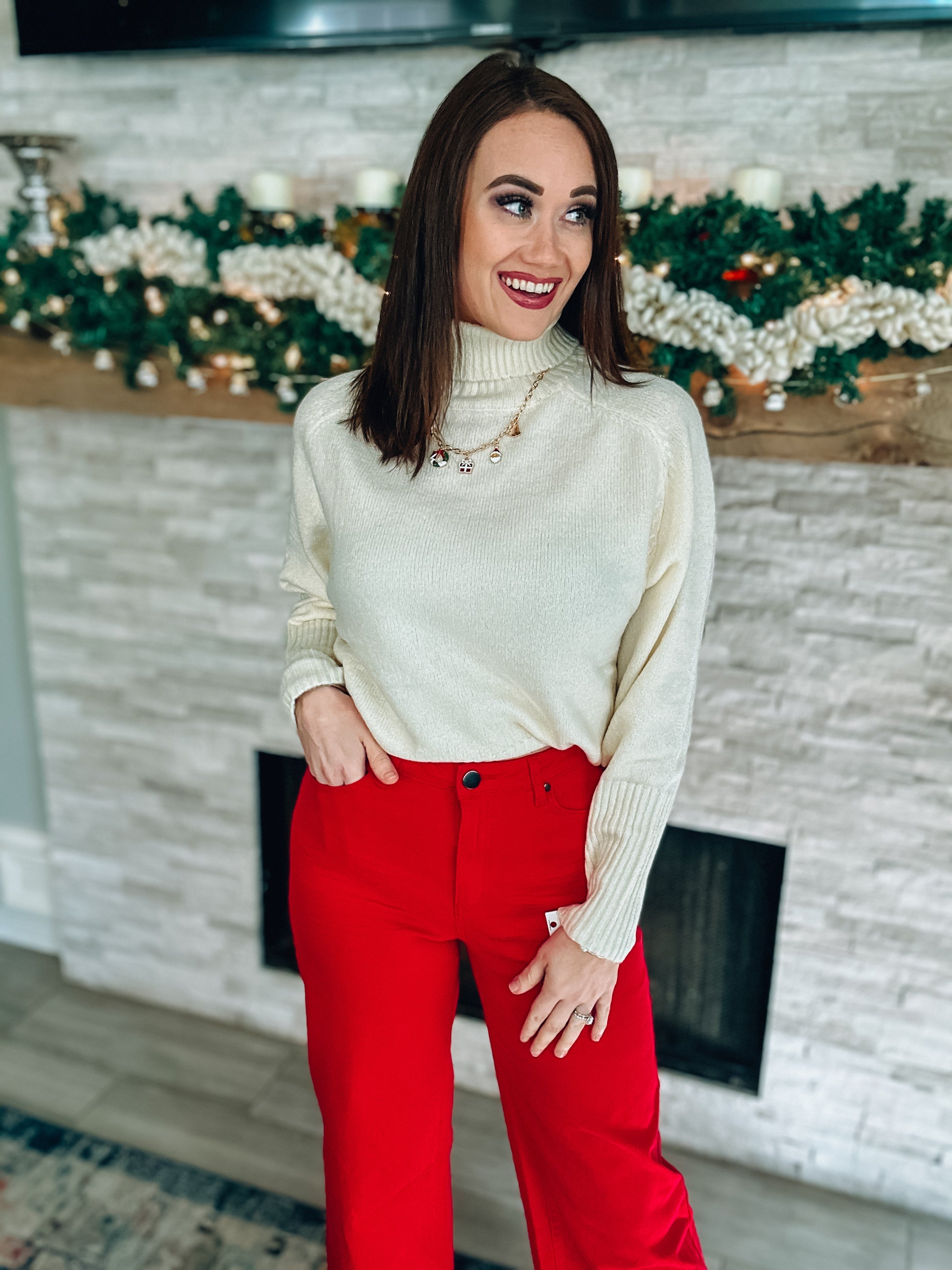 Fireside Cozy Knit Sweater - Southern Divas Boutique