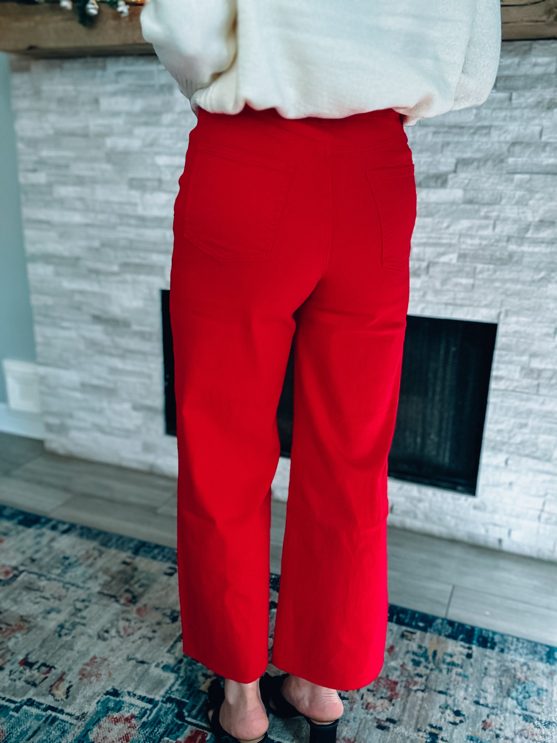 Crushing On You Twill Pants - Southern Divas Boutique