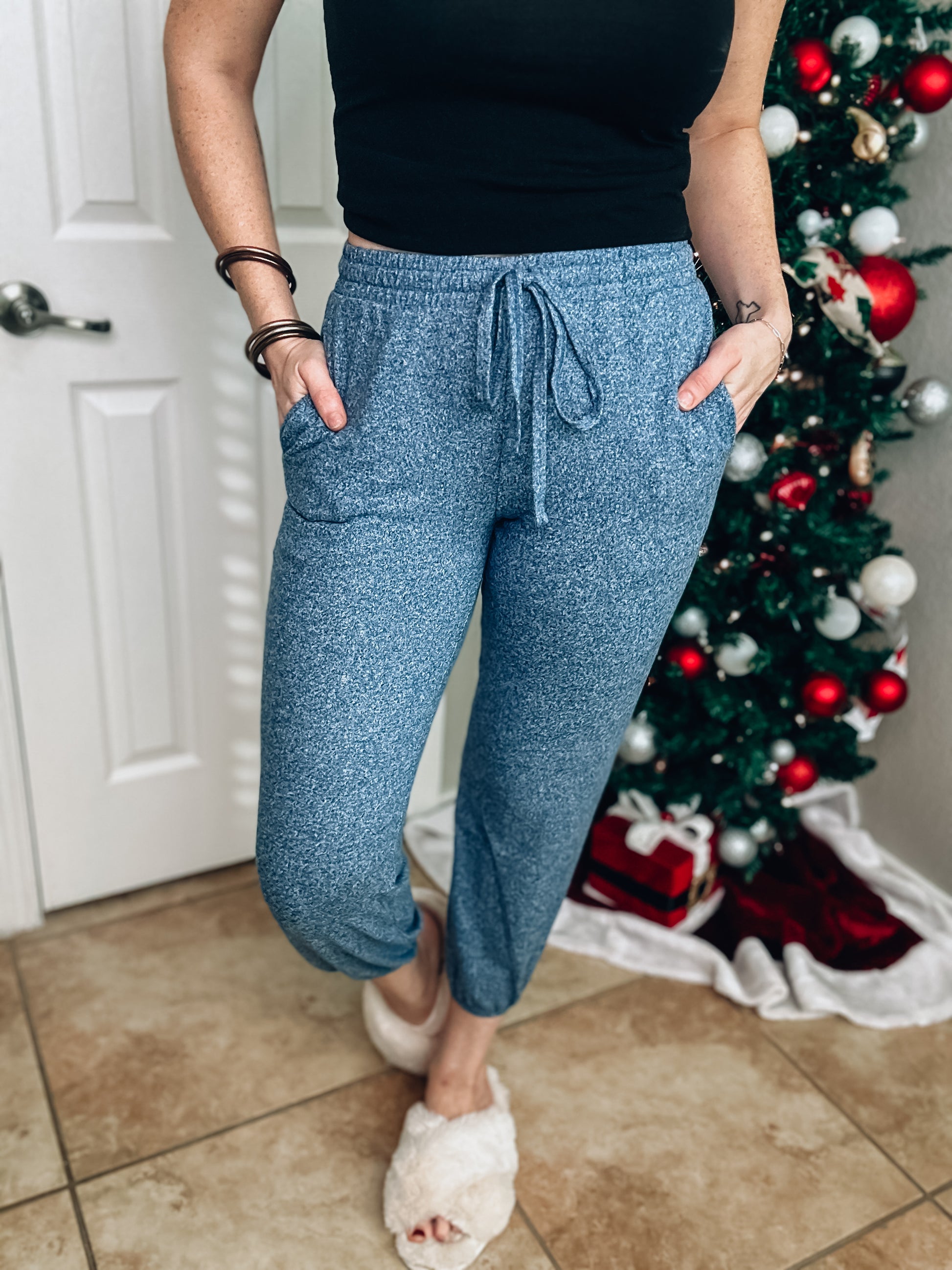 My Go To Joggers - Lt. Navy - Southern Divas Boutique