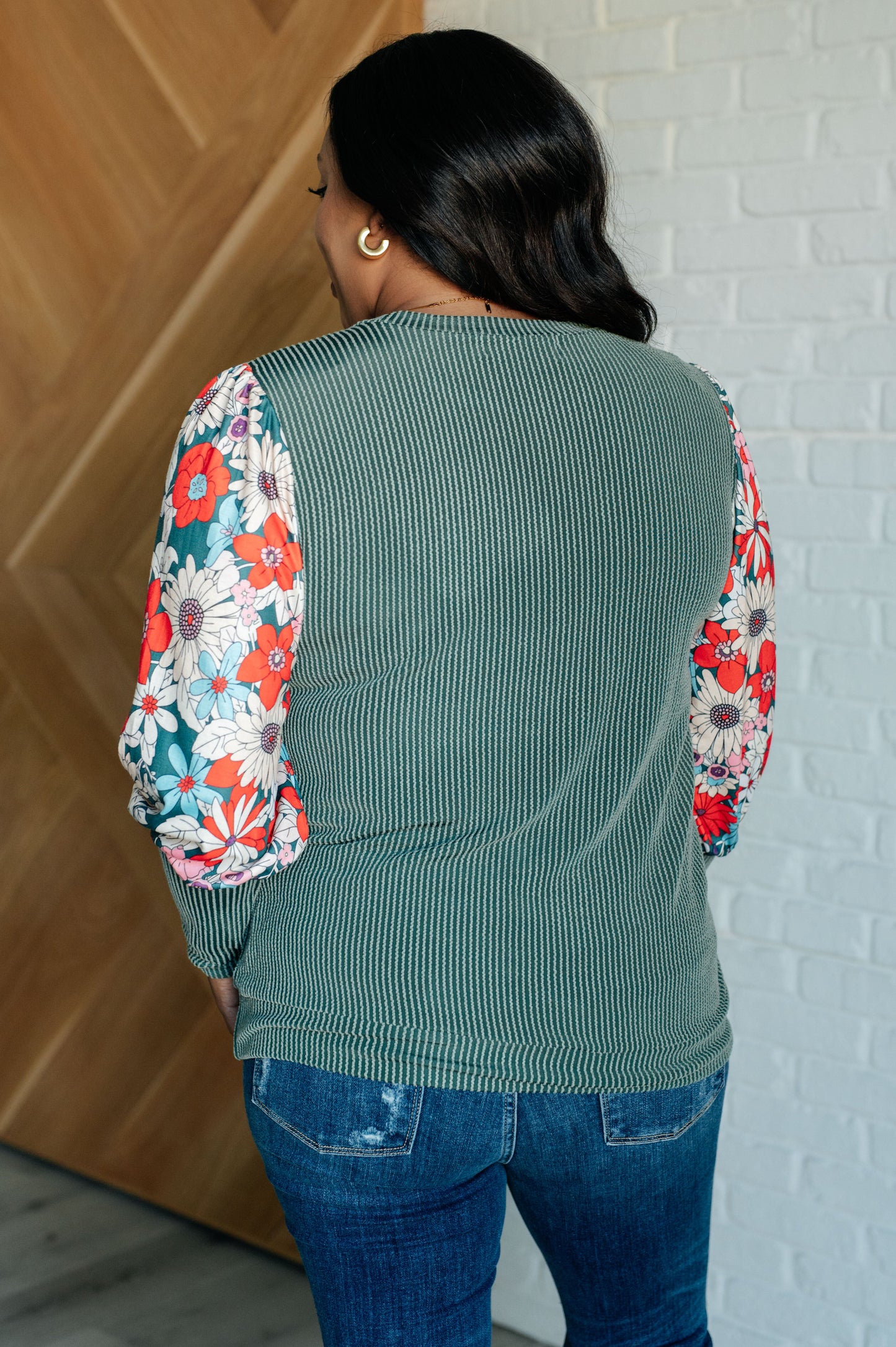 Better Than Usual Floral Detail Top - Southern Divas Boutique