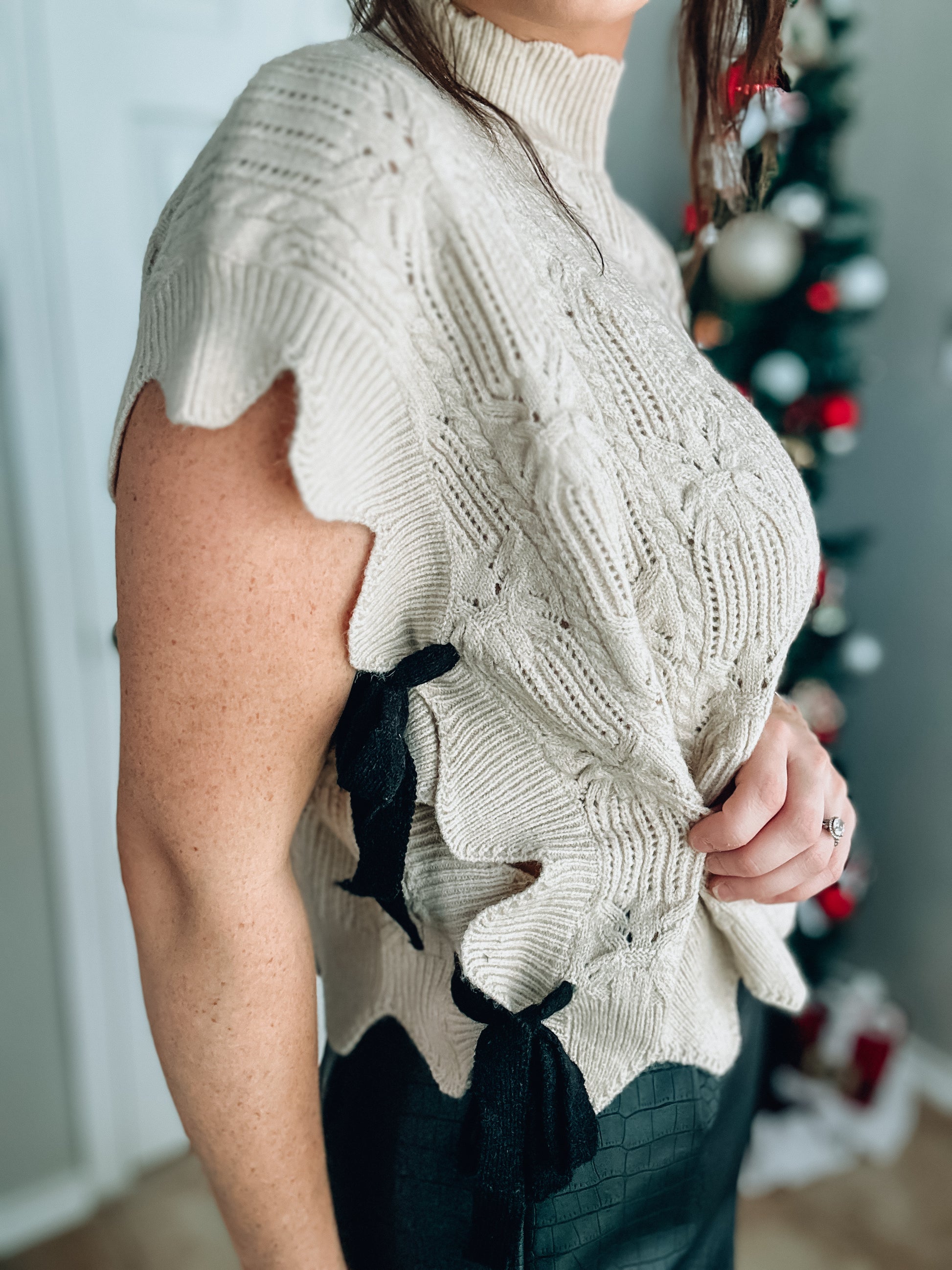 Front Porch Sippin' Sweater Vest - Southern Divas Boutique