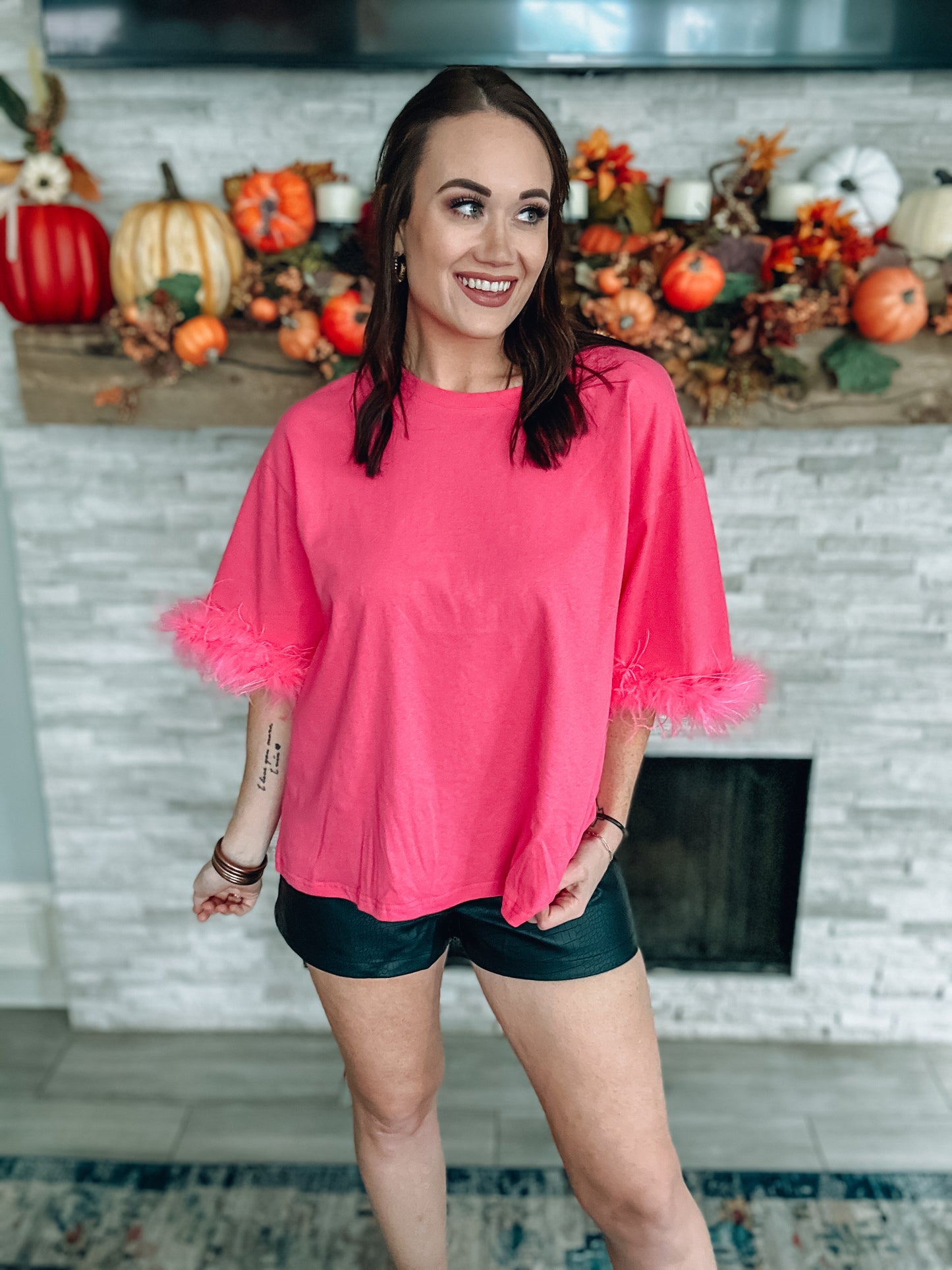 Holding Hands Top - Fuchsia - Southern Divas Boutique