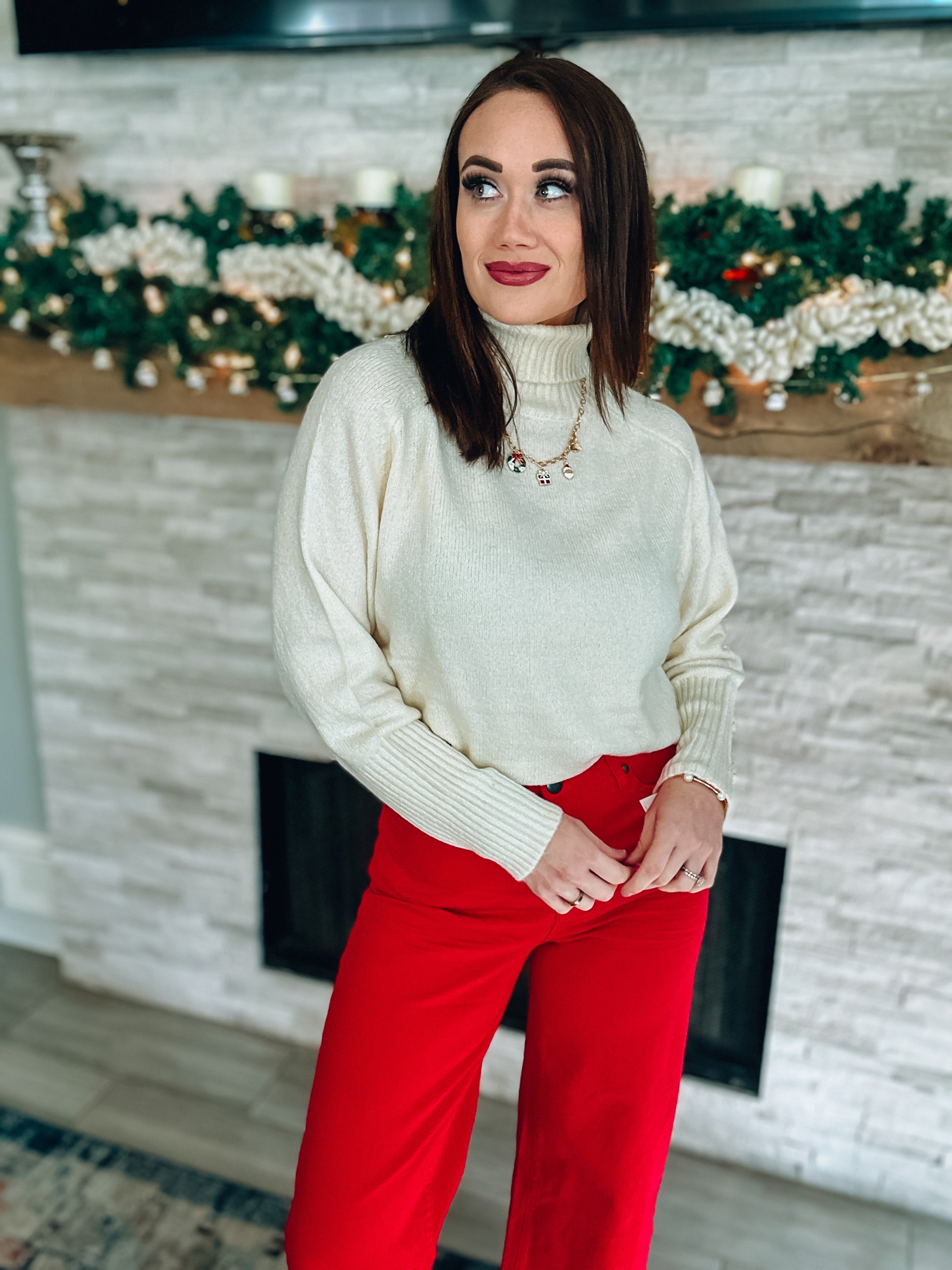 Fireside Cozy Knit Sweater - Southern Divas Boutique