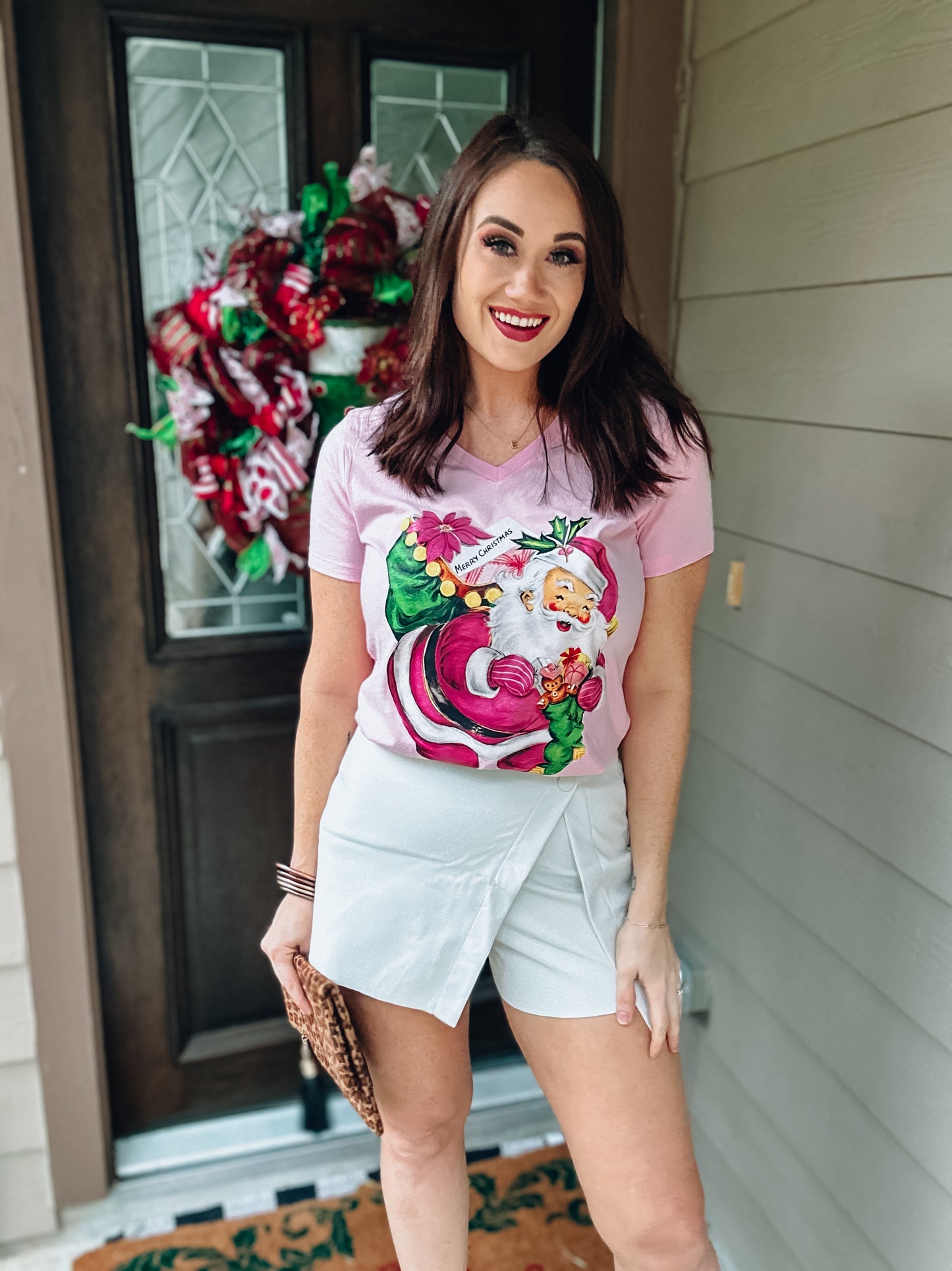 Vintage Santa Tee - Southern Divas Boutique