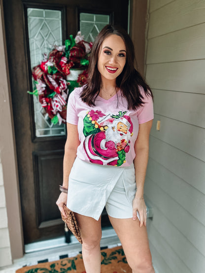 Vintage Santa Tee - Southern Divas Boutique