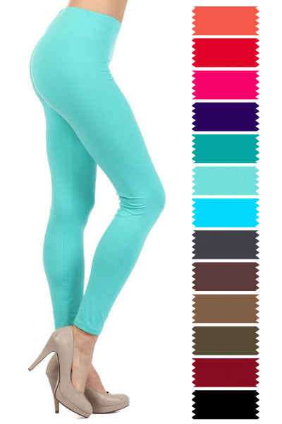 Long Butter Leggings (Multiple Colors) - Southern Divas Boutique