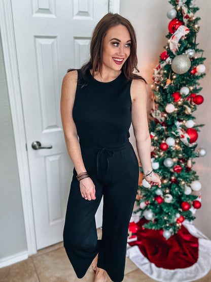 Jetsetter Jumpsuit - Black - Southern Divas Boutique