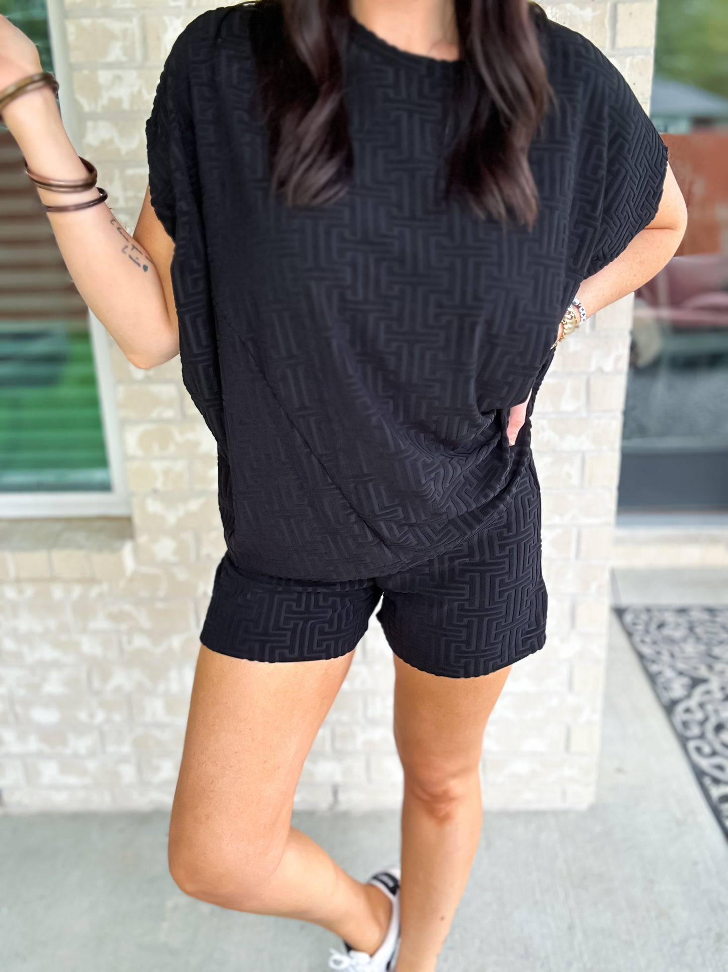 Designer Duo Shorts - Black - Southern Divas Boutique