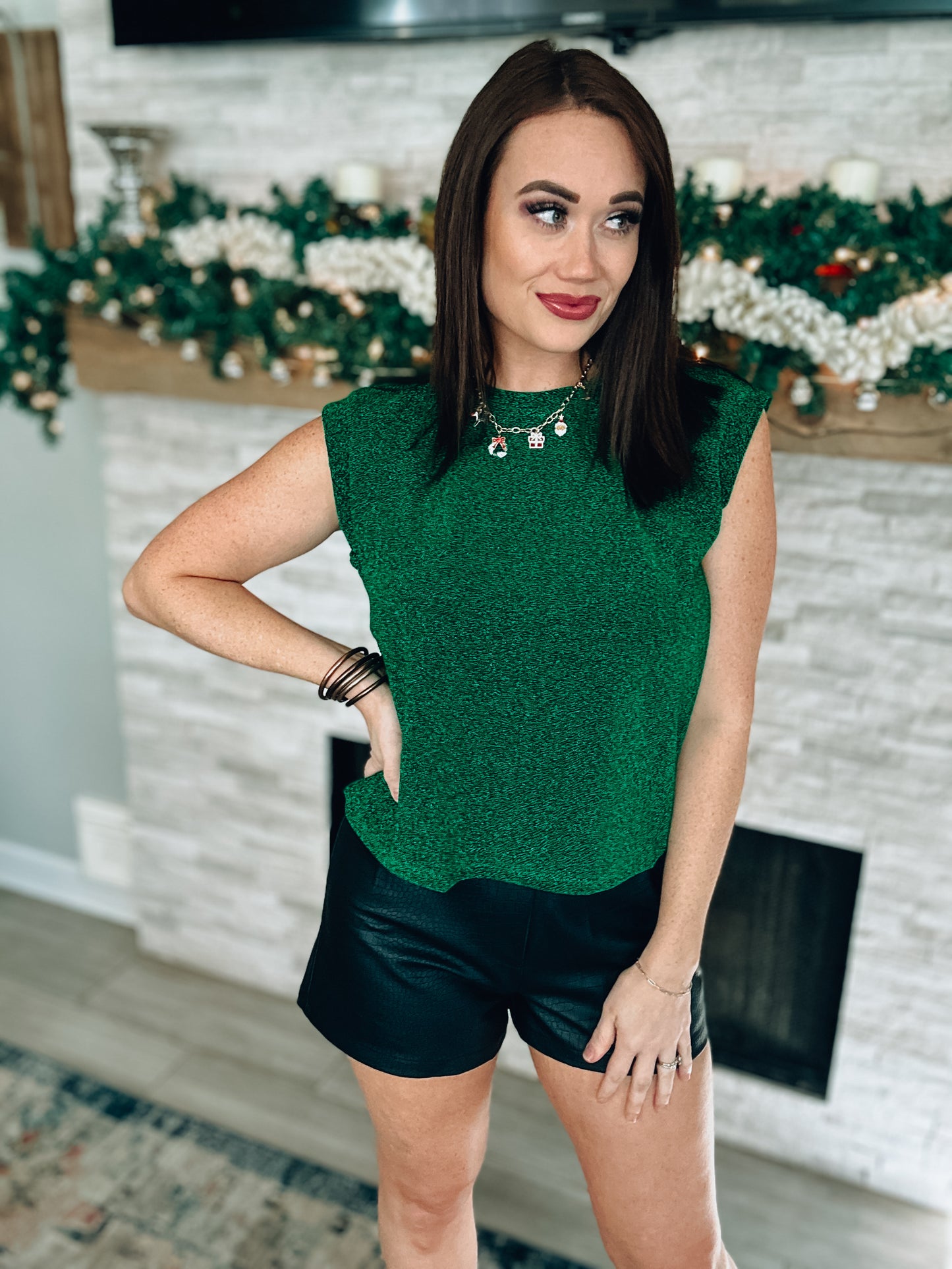 Shine Bright Metallic Top - Southern Divas Boutique