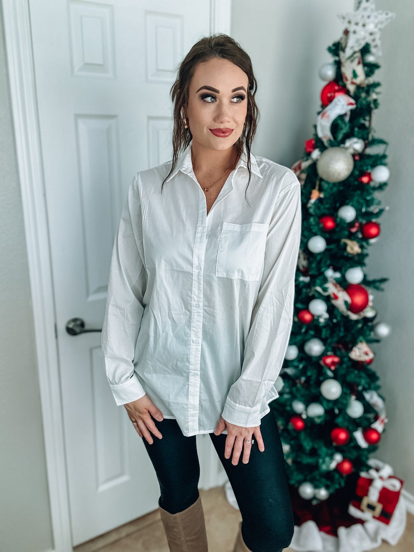 Classic Chic Button Down Top - Southern Divas Boutique