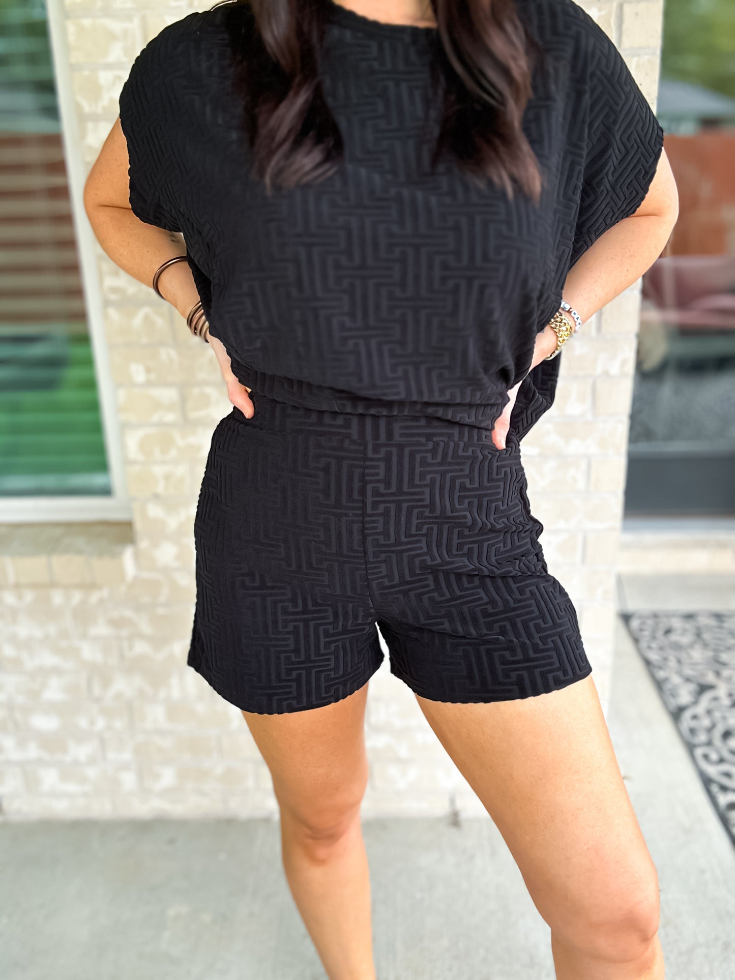 Designer Duo Shorts - Black - Southern Divas Boutique