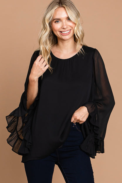 Dearest Memory Top - Black - Southern Divas Boutique