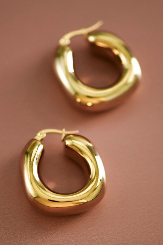 She's A Classic Gold Earrings - Southern Divas Boutique