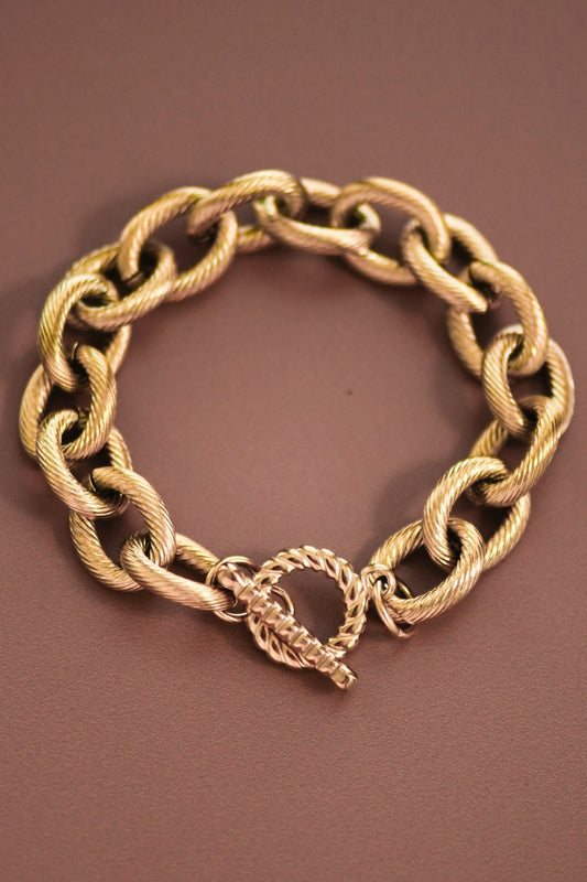 Chunky Chain Link Bracelet - Southern Divas Boutique