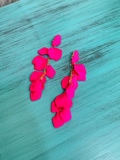 4.75" Tiered Petal Earrings - Southern Divas Boutique